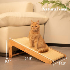 Pet sisal cat scratching ramp, suitable for indoor cats,