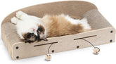 26 inch cat scratch bed, 2 reversible cardboard cat scratch pads