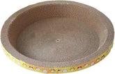 Circular cat scratch board corrugated paper cat nest cat