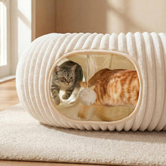 Cat tunnel bed with 40 interactive cat toys, cat tube, and indoor cat toys