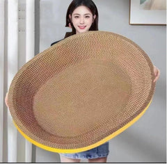 Circular cat scratch board corrugated paper cat nest cat