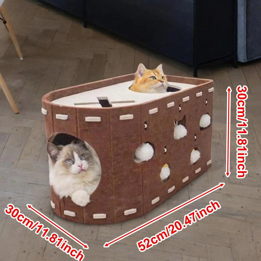 Box type cat nest