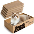 Carton style cat scratching board
