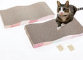 Rectangular wave cat scratching board