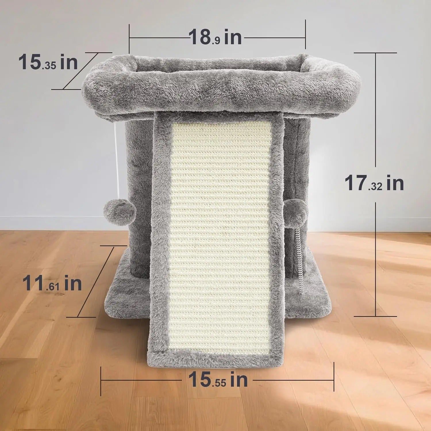 Cat climbing rack