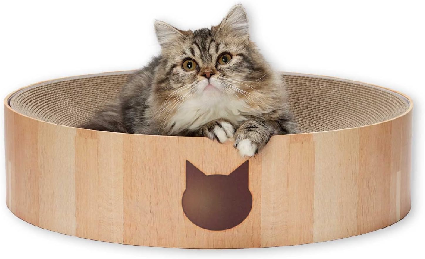 Indoor cat scratching bowl - cat scratching blinds with reversible usability and additional comfort