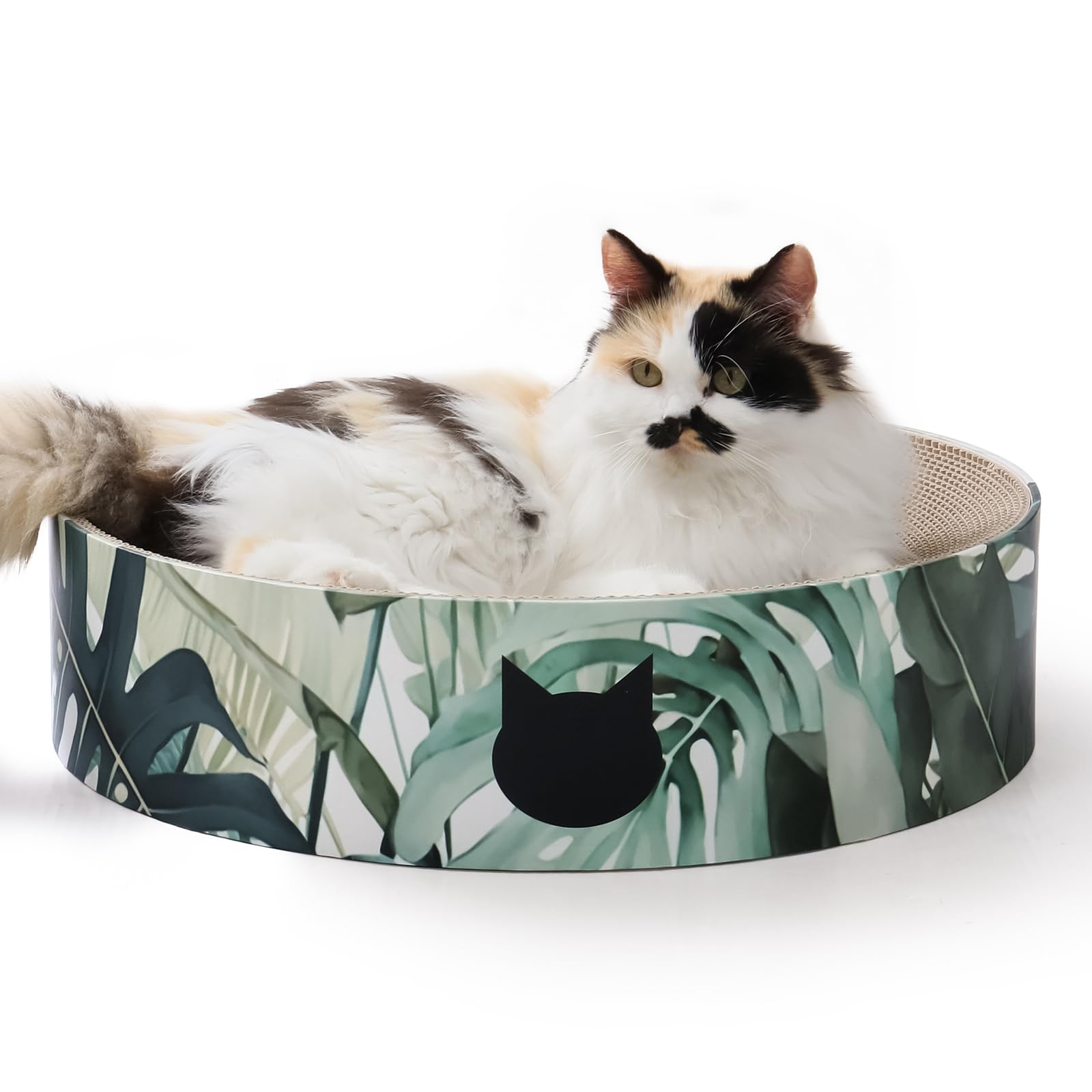 Indoor cat scratching bowl - cat scratching blinds with reversible usability and additional comfort