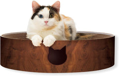 Indoor cat scratching bowl - cat scratching blinds with reversible usability and additional comfort