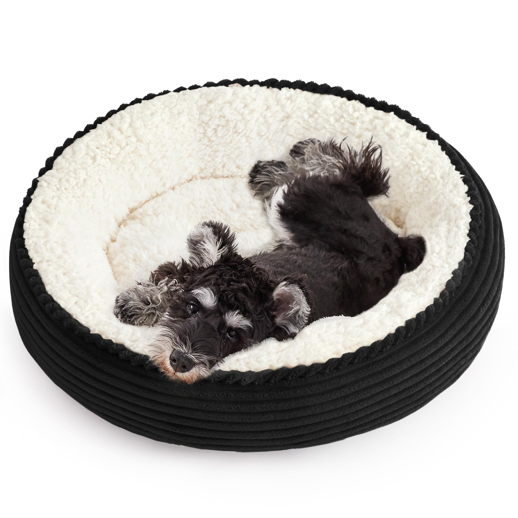 Cabin round donut cat dog mattress, 20 inch cat or puppy bed