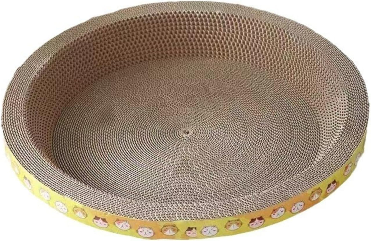 Circular cat scratch board corrugated paper cat nest cat