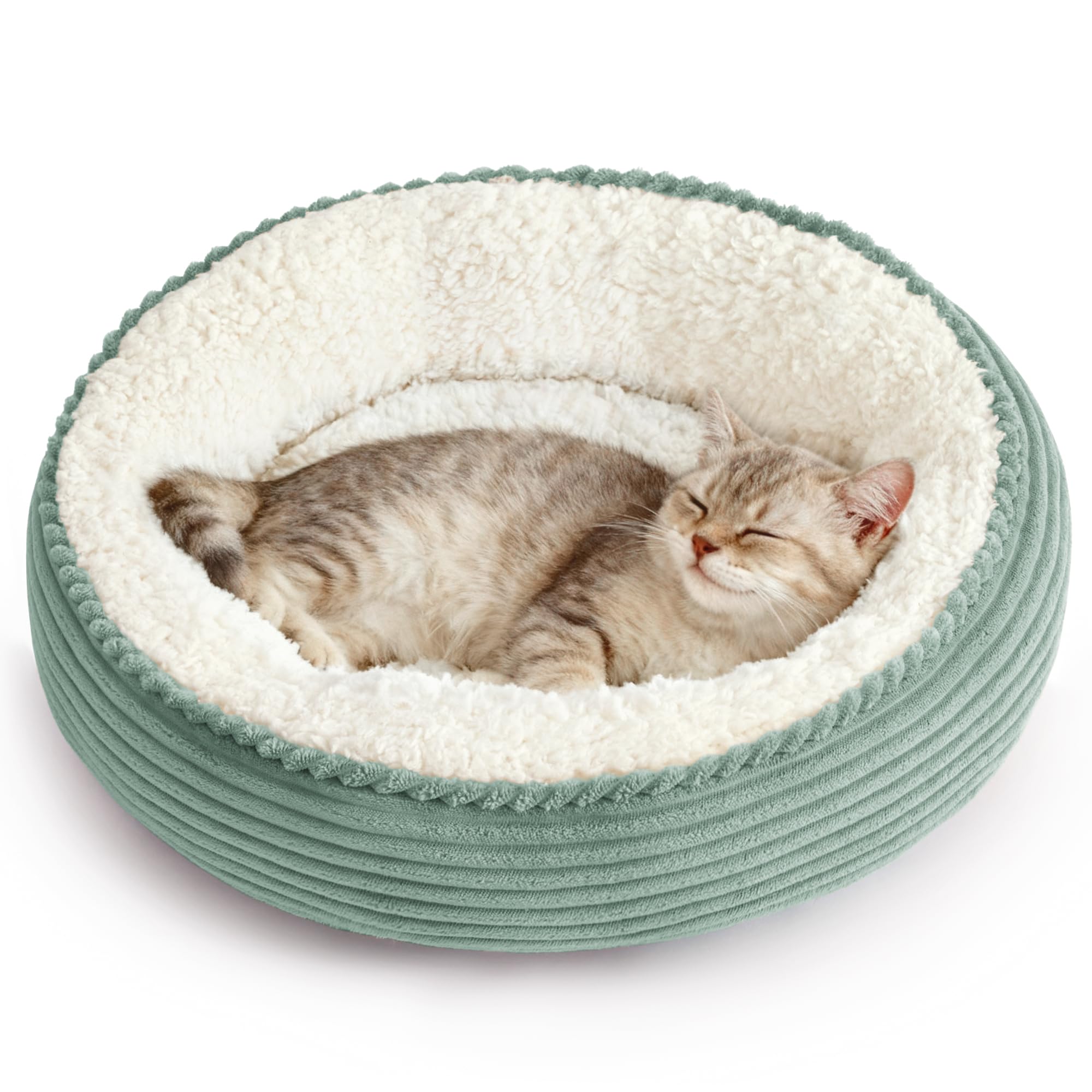 Cabin round donut cat dog mattress, 20 inch cat or puppy bed