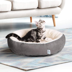 Cabin round donut cat dog mattress, 20 inch cat or puppy bed