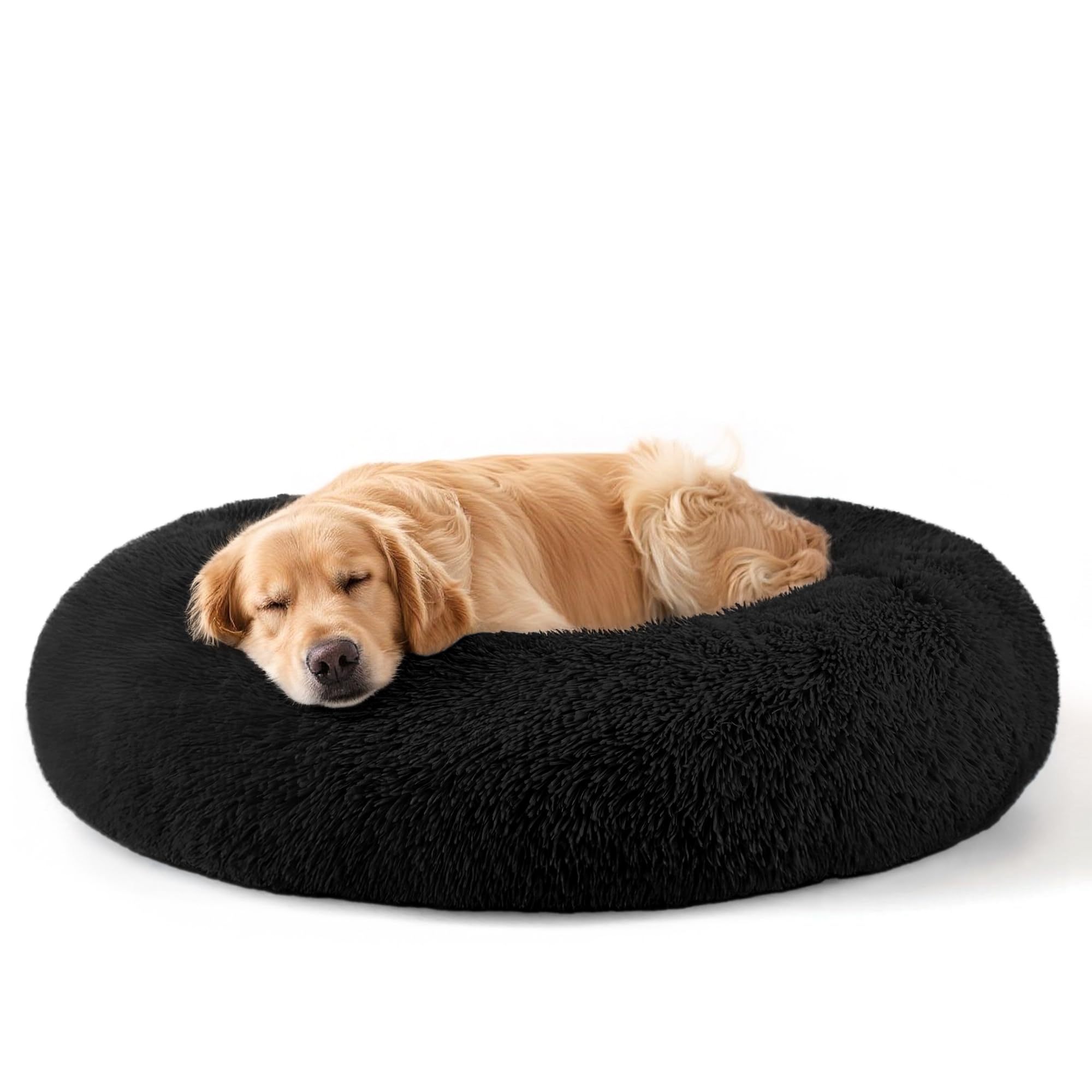Suitable for indoor cat beds, a 20 inch soothing donut bed for kittens