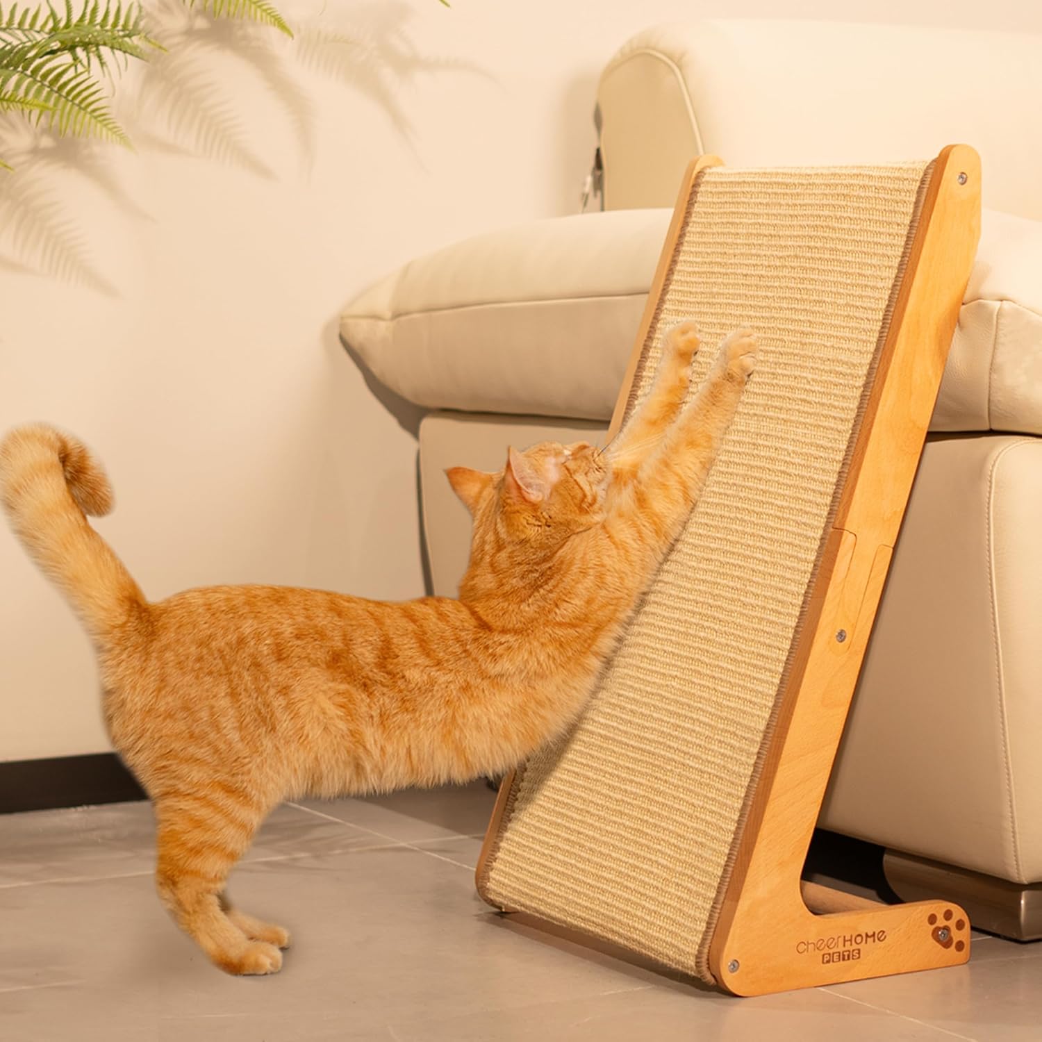 Pet sisal cat scratching ramp, suitable for indoor cats,