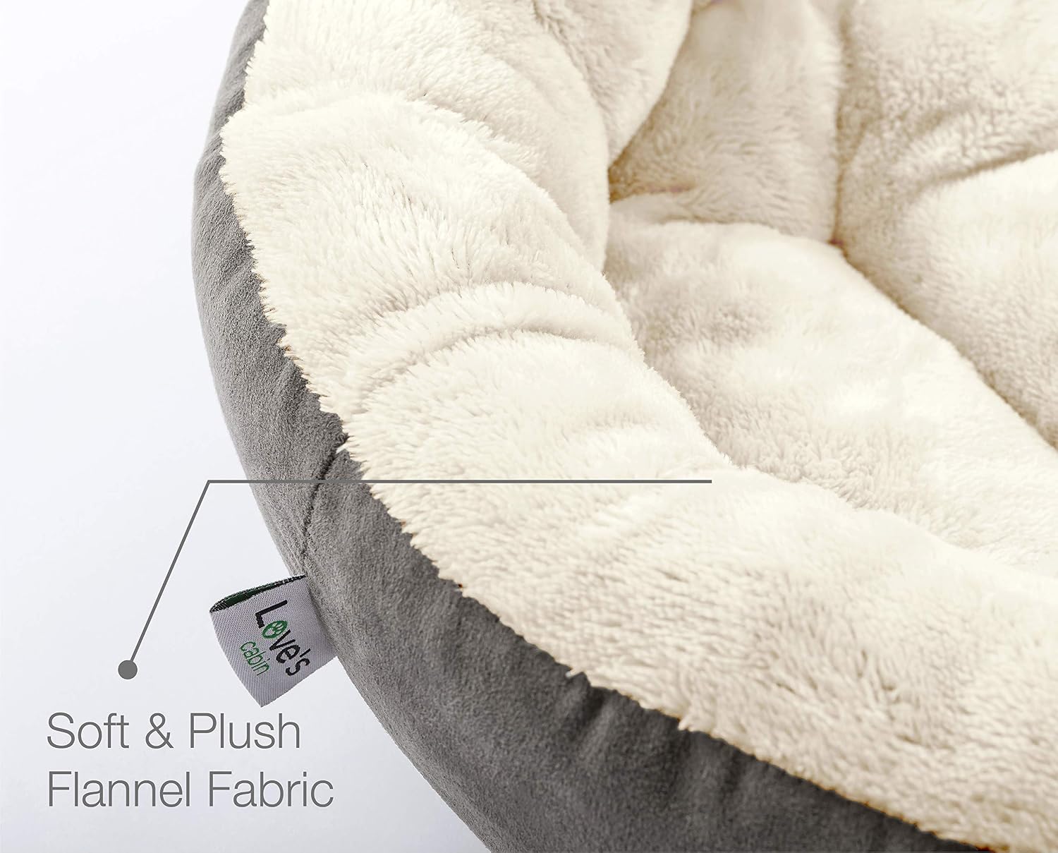 Cabin round donut cat dog mattress, 20 inch cat or puppy bed