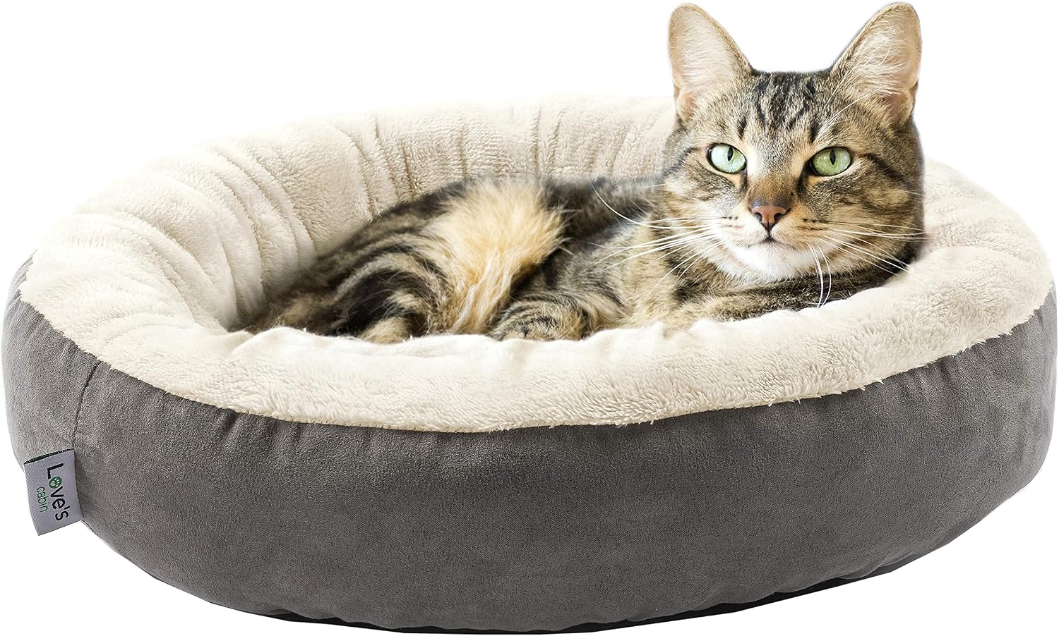Cabin round donut cat dog mattress, 20 inch cat or puppy bed