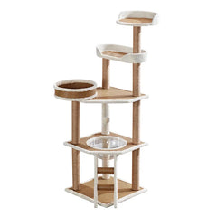 Sky Tower Cat Tree - Collection Apartment, Scratch Column, and Jumping Platform