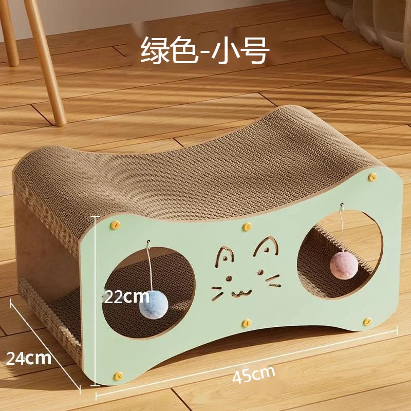 Vertical double-layer cat catching board, wear-resistant cat house, no shed climbing cat frame