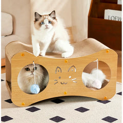 Vertical double-layer cat catching board, wear-resistant cat house, no shed climbing cat frame
