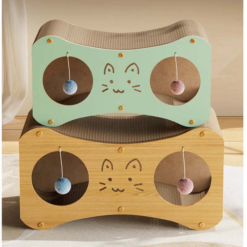 Vertical double-layer cat catching board, wear-resistant cat house, no shed climbing cat frame