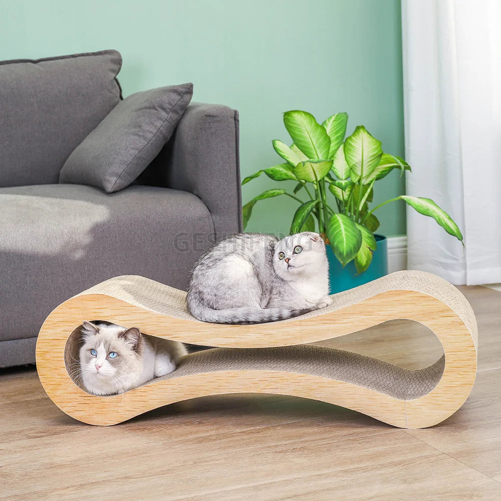 Cat scratch board, pet scratch board, durable and recyclable scratch board, cat toy