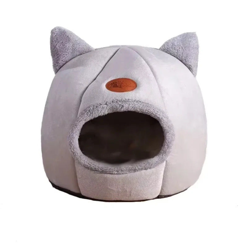 Winter new deep sleep comfortable cat bed small cushion basket